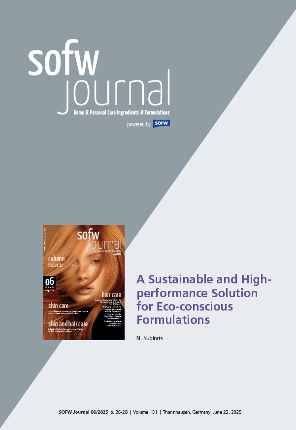 SOFW | A Sustainable and Highperformance Solution for Eco-conscious Formulations