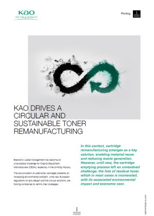 Zero Waste in Printing: Kao’s Solution for Truly Circular Toner Remanufacturing